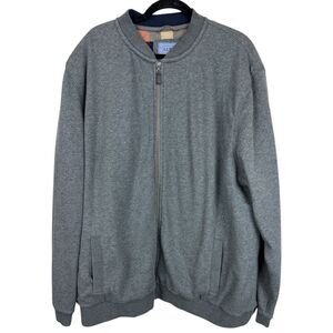 LL Bean Jacket XXL-Tall Sweat Jacket Flannel Lined